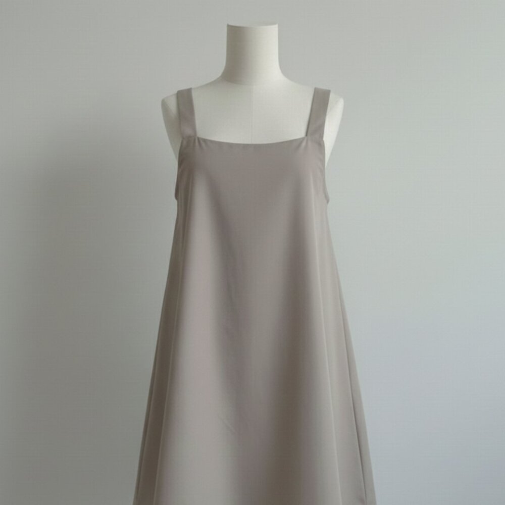 NEW Oak + Fort Beige Mini Dress